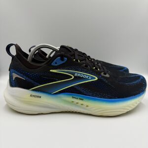 Brooks Glycerin GTS 22 Men's 10 2E Black Blue Running Shoes Sneakers 1104452E002